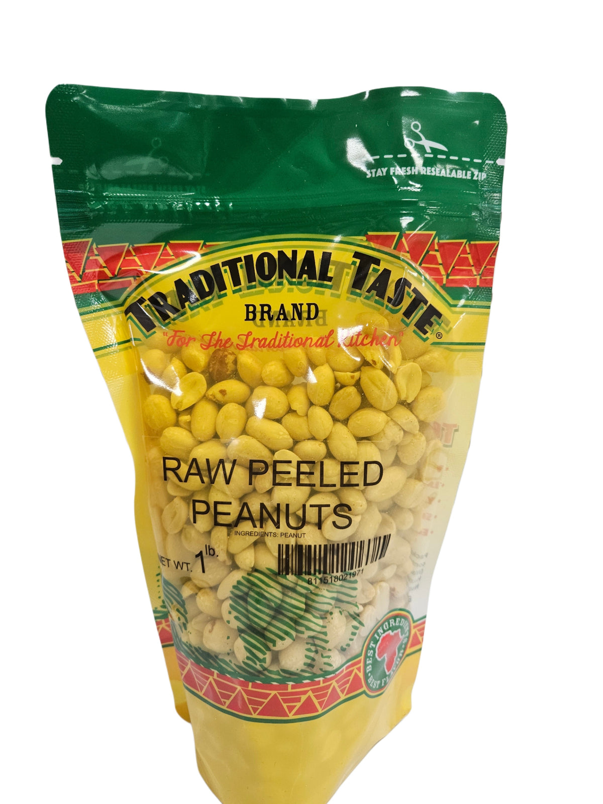 TRADITIONAL TASTE RAW PEELED PEANUTS (1LB)