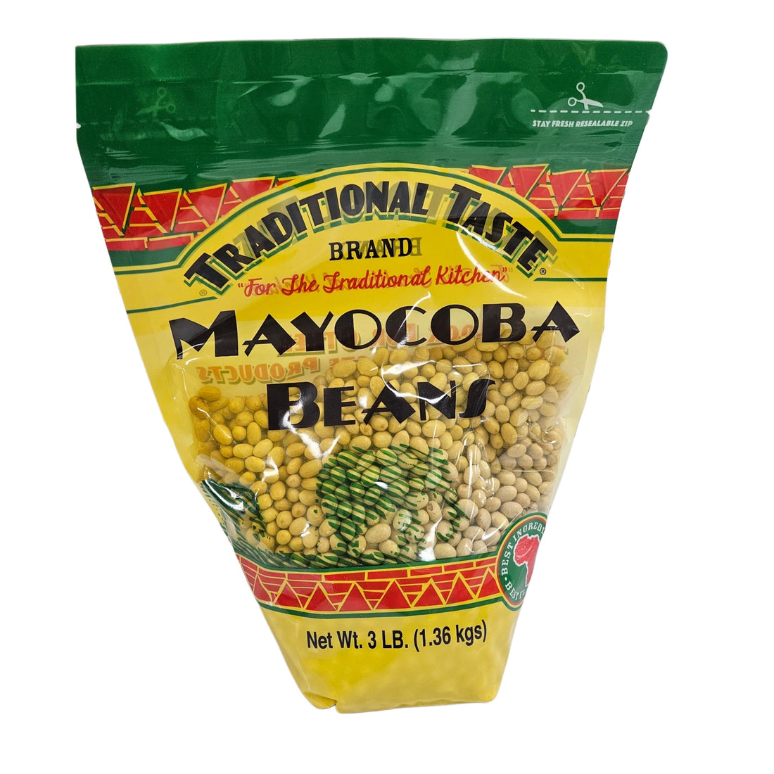 TRADITIONAL TASTE MAYOCOBA BEANS 3LBS( YELLOW BEANS)