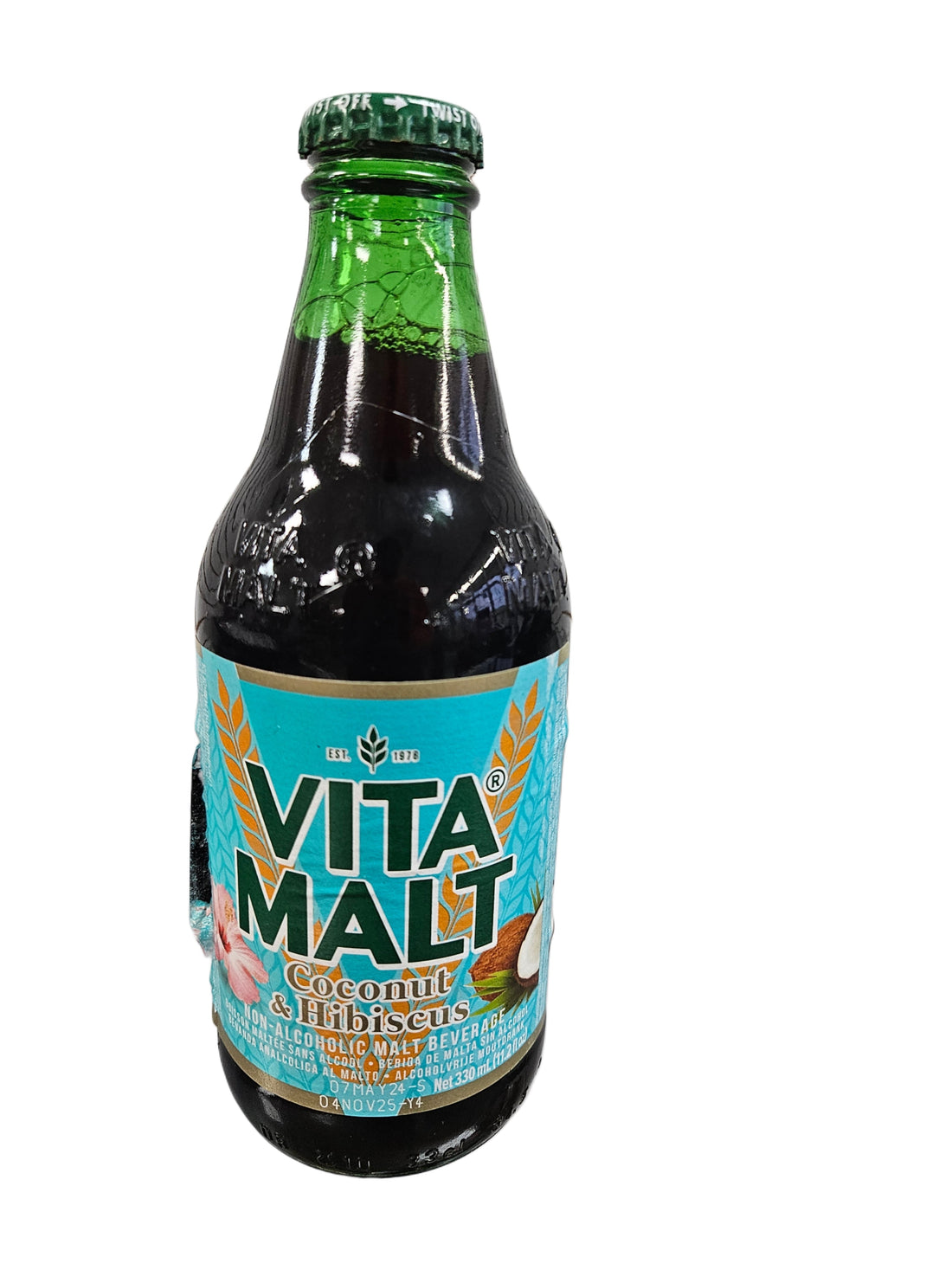 VITAMALT COCONUT &amp; HIBISCUS DRINK( 1 BOTTLE)